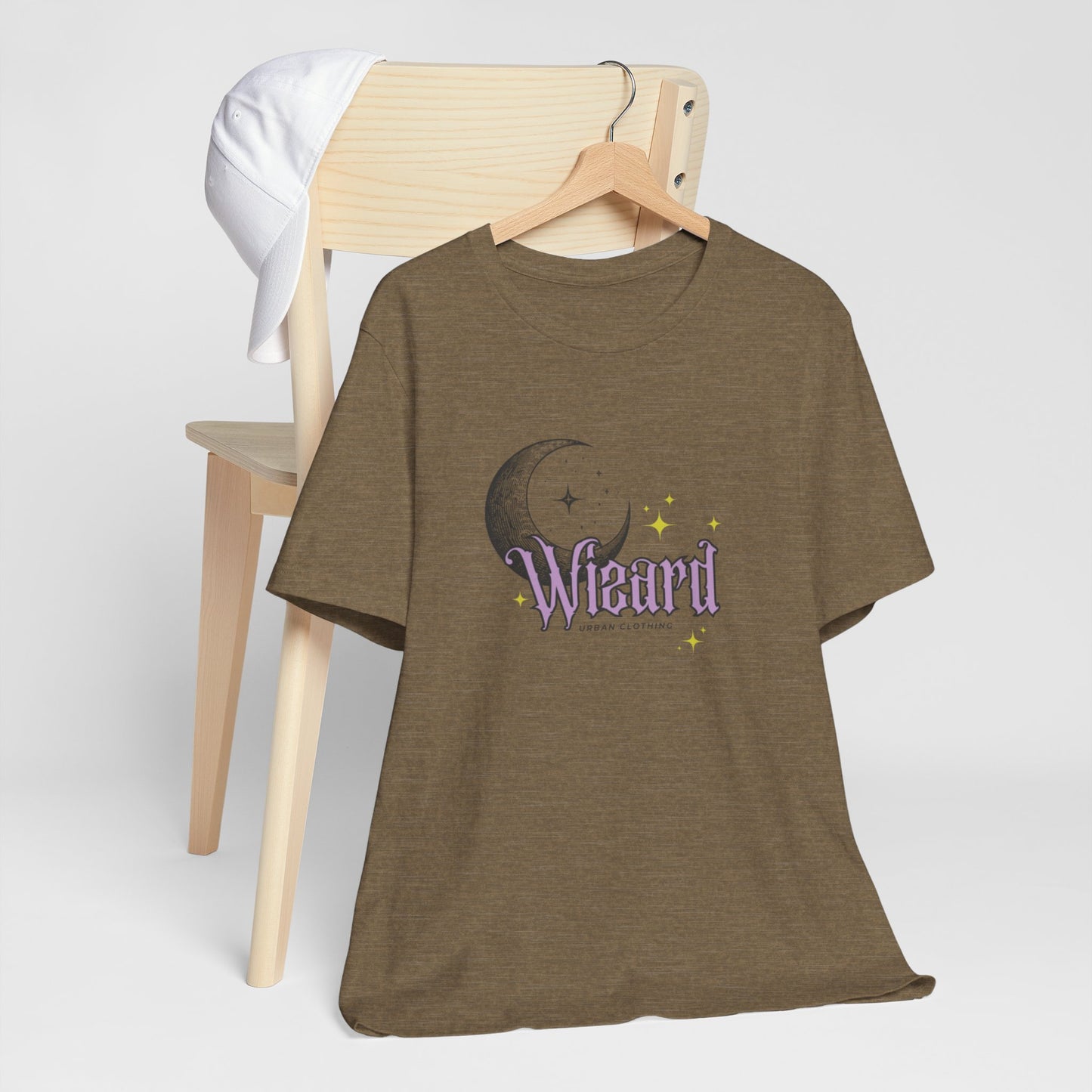 Mystical Wizard Graphic Tee, Unisex Short Sleeve Shirt for Gift