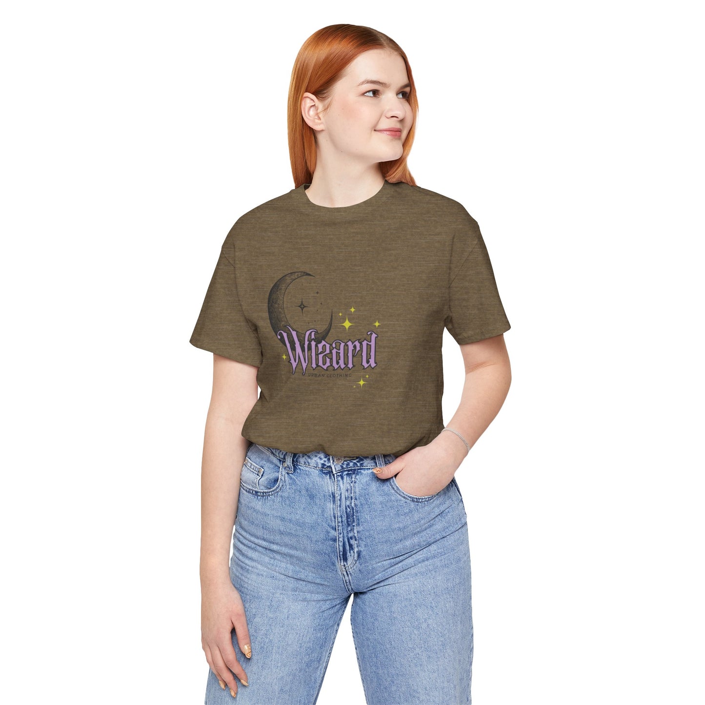 Mystical Wizard Graphic Tee, Unisex Short Sleeve Shirt for Gift